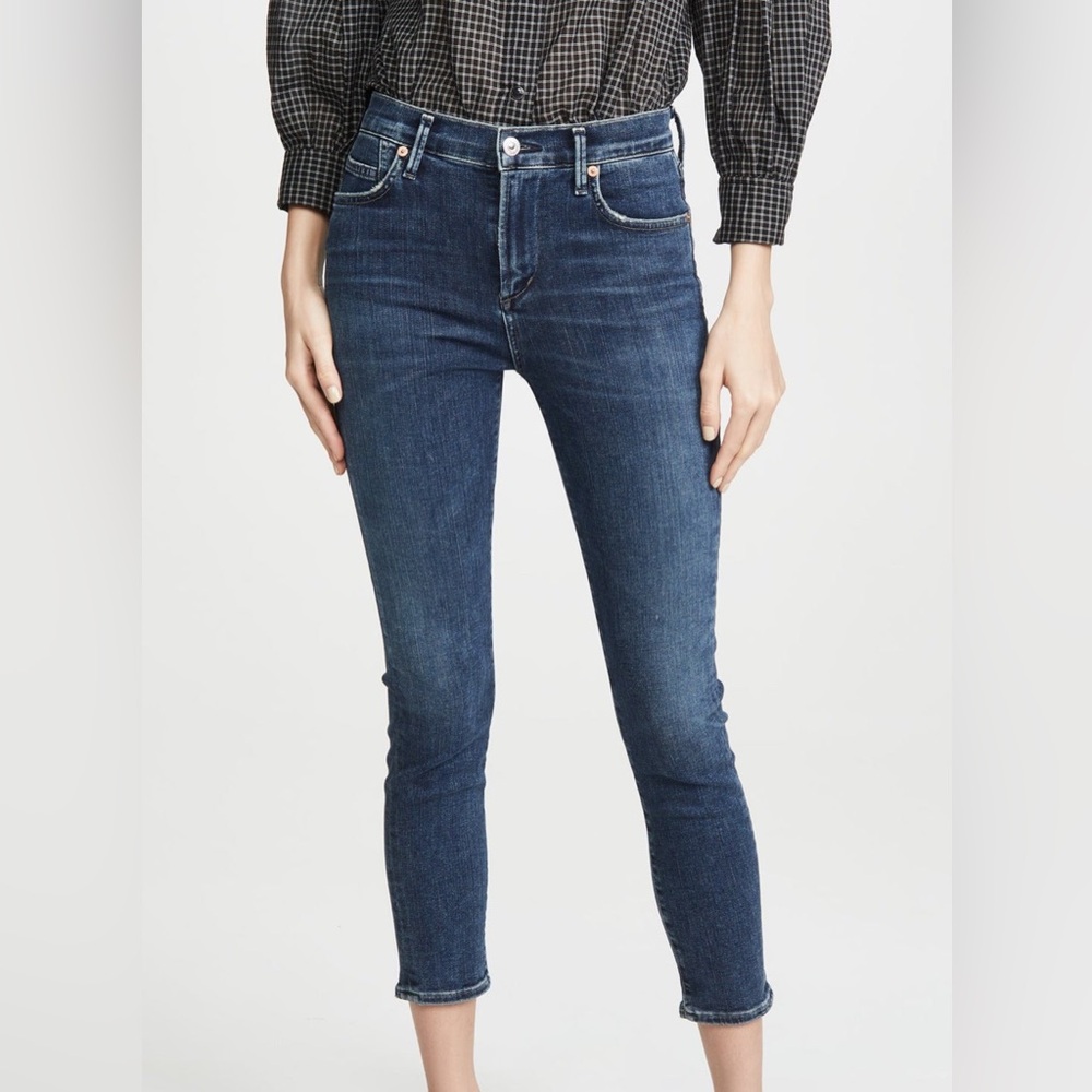 25 citizen of humanity rocket crop mid rise skinny jeans